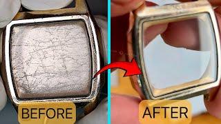 How to polish watch mineral glass in less than 10 minutes - tutorial