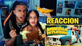 REACCION A AMARILLO LO PLATANO  Dejavu y Angi LA NUEVA MUSICA 