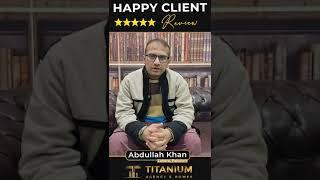 Happy Plot Buyer in Urban City Lahore | Titanium Agency & Homes Success Story