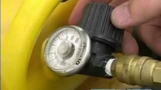 How to Use an Air Compressor : How to Change Air Compressor Pressure