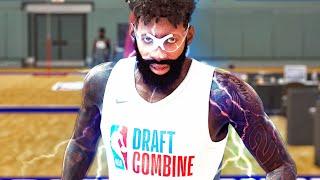 DRAFT COMBINE With 7'3 PAINT BEAST! NBA 2K22 My Career Next Gen Center Gameplay