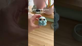 Making an amigurumi sloth! Pattern is from Mini Crochet Creatures by Lauren Bergstrom #amigurumi