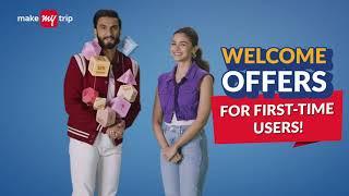 MakeMyTrip Welcome Offers for First Time Users! | Flights & Hotels