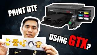 How to print DTF (Direct to Film) Heat Transfer Film using Brother GTX printer