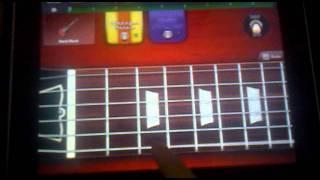 Black Sabbath Iron Man Guitar Tutorial iPad GarageBand