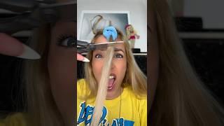 Prank hair cut!‍️ #beauty #hair #hack #lifehacks #haircut #cut #prank #shorts