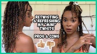 Retwisiting My "Mini" Twists | The PROS & CONS of this Protective Style