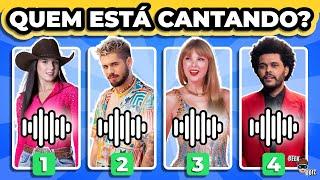 ADIVINHE o CANTOR pela MÚSICA | DESAFIO MUSICAL GEEK QUIZ 