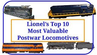 $4000! What Are The Most Valuable Lionel Postwar Locomotives in 2025?