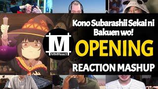 Kono Subarashii Sekai ni Bakuen wo! Opening | Reaction Mashup