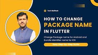 How to change Package name in flutter | Change Flutter App Package name