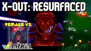 X-Out: Resurfaced (Xbox) Gameplay and Comparison to Amiga #retrogaming