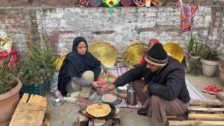 Traditional village Breakfast  || Darbari nashta || VillageLifeMorning