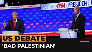 Trump calls Biden a ‘bad Palestinian’ in presidential debate | Al Jazeera Newsfeed