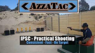 AzzaTac IPSC practical pistol shooting - Pull the Lever Action !