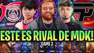 EL EQUIPO QUE GANE JUGARÁ CONTRA MAD KOI! - PSG vs PNG Game 3 WORLDS PLAY IN 2024 IBAI ESPAÑOL