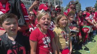 49er Faithful pack team's open training camp practices