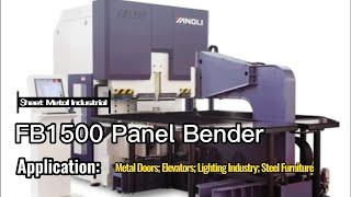 YANGLI FB1500 Panel Bender Rounding Process. #yangligroupcorporationltd #panelbender #doorhandles