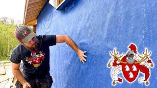 Building a Custom Home (Part 4: Installing House Wrap to Window Bucks) | Buck Robertson Contracting