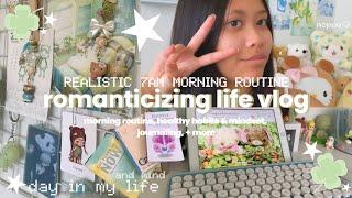 romanticizing life // morning routine, healthy habits & mindset, journaling, + more