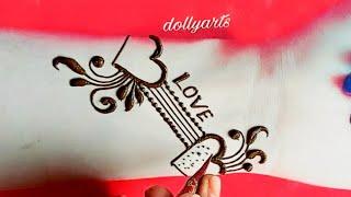 Unique Braclet Tattoo Mehndi Design || Tattoo Design ||Dollyarts || #shorts ||