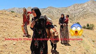 البحث عن مأوى: عائلة بلا مأوى في الجبال
