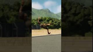 Concavenator THROWS guest! #jurassicworldevolution2 #jwe2 #jurassicworld