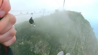 Flying above Sochi Mountains on the Gorky Gorod Zip Line!