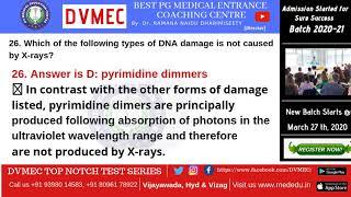 26 NEET QUESTION ANSWERS Best  PG Medical Entrance Coaching AIIMS JIPMER DVMEC 93980 14583
