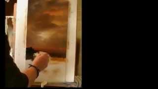 PAINTING A SUNSET BY ALAN KINGWELL