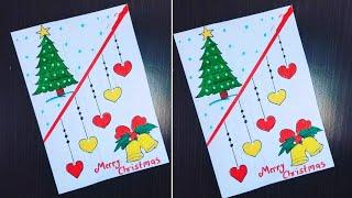 Christmas card making|Handmade Christmas Card|Christmas greeting card|Christmas greeting card ideas