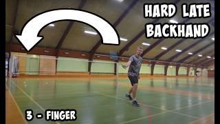 Powerful LATE Backhand Shot Made Easy in Badminton