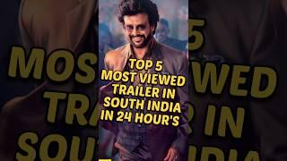 Top 5 South India Trailers With Most Viewed #top5 #shorts #southindia