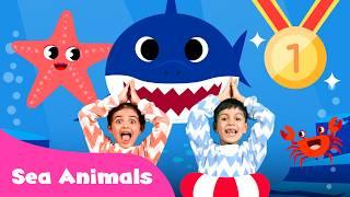 Baby Shark Sea Animals | BabyBillion Dance Songs for Kids