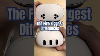 Top 5 Quest 3 Vs. Quest 3S Differences. #vr #virtualreality #quest3 #tech