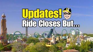 Updates! At Islands of Adventure, One Ride Closes But One Almost Reopens ~ What's New at IOA?