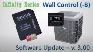 Carrier Infinity -B Wall Control - Software version 3.0 update