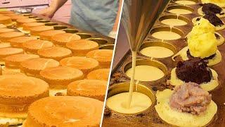 The Popular Wheel Pies in Taiwan / 桃園超人氣車輪餅！Taiwan Street Food #今川焼 #車輪餅 #紅豆餅 #dessert #food #4k