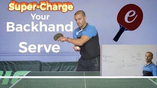 Update Your BACKHAND SERVE - eBaTT |Tutorial #21