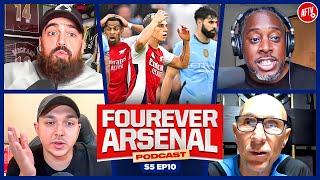 Message SENT at the ETIHAD! 10 Men Take A Point! | The Fourever Arsenal Podcast LIVE