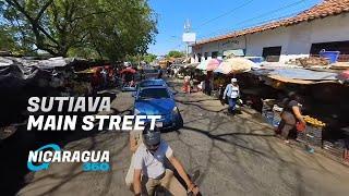 Sutiava Barrio Walk Main Street  Leon Nicaragua