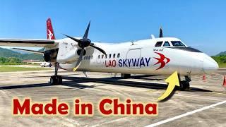 Flying in Laos on LAO SKYWAY's Chinese built MA60 | Flight Review