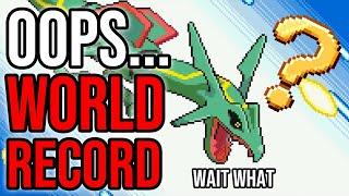 How I Accidentally Got a Pokemon Speedrun World Record