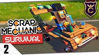 ПЕРВАЯ МАШИНА #2 Scrap Mechanic Survival