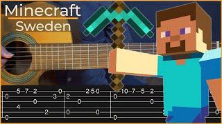 Minecraft - Sweden (Simple Guitar Tab)