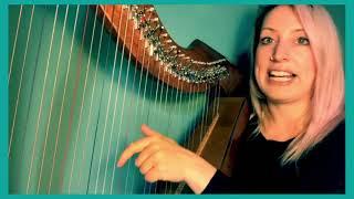 Beginner Harp Lesson - Fairy Lullaby