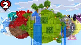 I Built a Planet in Minecraft Hardcore