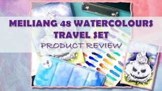 PAUL RUBENS MEILIANG 48 WATERCOLOUR PAINT TRAVEL SET |Adult colouring