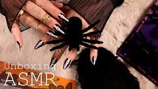 ASMR Halloween Decoration Haul ( soft spoken, tapping, scratching)