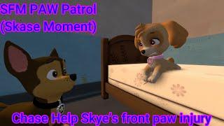 SFM PAW Patrol | Chase Help Skye’s front paw injury (Skase Moment)